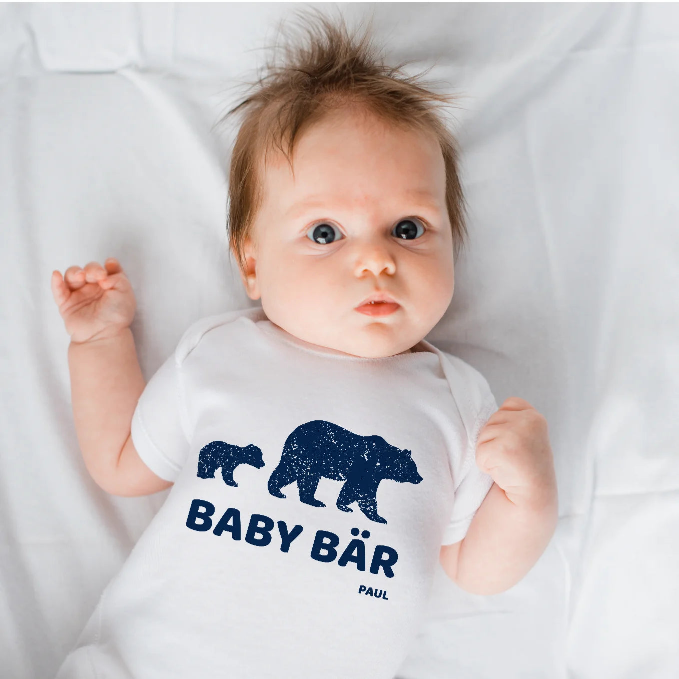 Personalisierter Partnerlook “Baby Bär” - Babybody Bo & Birdie