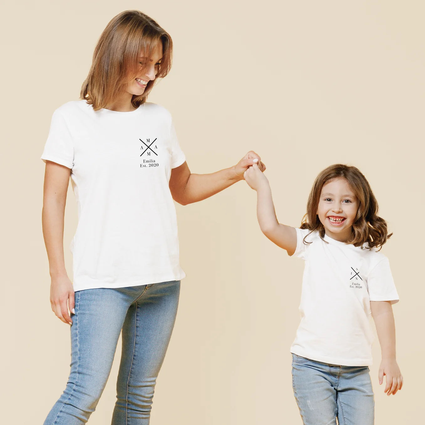 Personalisierter Partnerlook für Mama und Kind “MAMA - MINI” Bo & Birdie