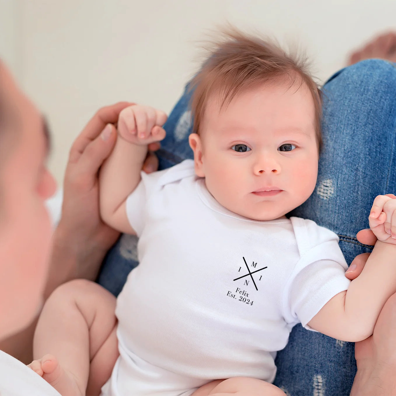 Personalisierter Partnerlook für Papa und Baby “Papa - MINI” Bo & Birdie