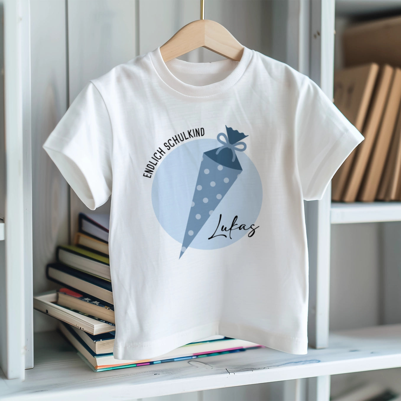 Personalisiertes T-Shirt "Schultüte" Bo & Birdie